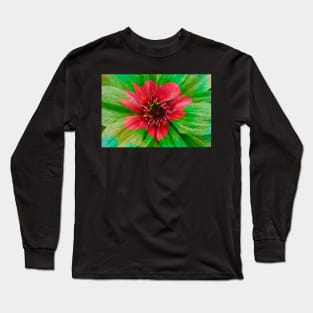 Dahlia, Dahlia, abstract, colorful, flower, bloom Long Sleeve T-Shirt